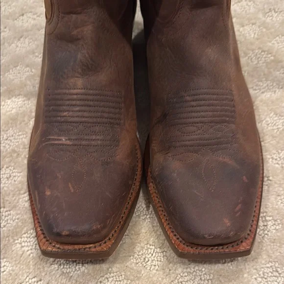 Tony Lama Brown Western Cowboy Boots size 8 - Picture 4 of 9